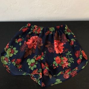 Floral printed shorts